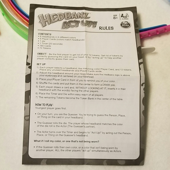 Spin Master Game HedBanz Act Up! - Picture 4 of 9